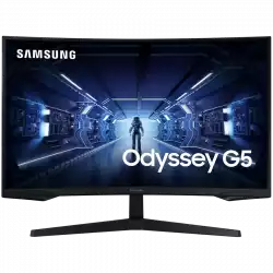 Монитор  LED Samsung LC34G55TWWPXEN Odyssey G55T, 34'' UWQHD Curved 1000R 21:9 (3440x1440) VA 165Hz, 250 cd/2, 2500:1, HDR10, 1ms (MPRT), 178/178, FS Premium, 1xDP 1xHDMI, 3.5 Jack, Tilt, VESA 75x75, 2Y