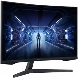 Монитор  LED Samsung LC34G55TWWPXEN Odyssey G55T, 34'' UWQHD Curved 1000R 21:9 (3440x1440) VA 165Hz, 250 cd/2, 2500:1, HDR10, 1ms (MPRT), 178/178, FS Premium, 1xDP 1xHDMI, 3.5 Jack, Tilt, VESA 75x75, 2Y