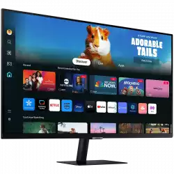 Монитор  LED Samsung LS27DM500EUXDU M5 Smart, 27'' FHD FLAT 16:9 (1920x1080) VA 60Hz, 250 cd/2, 3000:1, 4ms (GTG), 178/178, 2xHDMI, 2xUSB-A, WiFi5, Bluetooth, Tizen OS, Remote, Tilt, VESA 100x100, 2Y