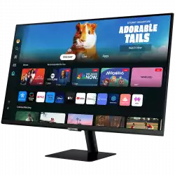 Монитор  LED Samsung LS27DM500EUXDU M5 Smart, 27'' FHD FLAT 16:9 (1920x1080) VA 60Hz, 250 cd/2, 3000:1, 4ms (GTG), 178/178, 2xHDMI, 2xUSB-A, WiFi5, Bluetooth, Tizen OS, Remote, Tilt, VESA 100x100, 2Y