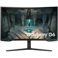 Монитор Samsung 32BG650 32" Odyssey G6 Smart, Curved 1000R, VA, 240 Hz, 1 ms GTG, 2560x1440, 350 cd/m2, 2500:1 Contrast, Eye Saver, Flicker Free, AMD FreeSync Premium Pro, DP 1.4, 2xHDMI 2.1, 2xUSB, Wi-Fi, Bluetooth, Speakers, Tizen, Black