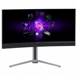 Монитор LORGAR 34MP1, UWQHD MiniLED Gaming Pro, 34'' (3440*1440) VA curved monitor, black/milky grey