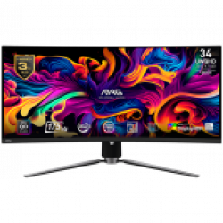 Монитор MSI MAG 341CQP QD-OLED Curved Gaming, 34