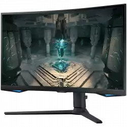 Монитор SAMSUNG 27 cali LS27BG650EUXEN VA 2560x1440 16:9 2xHDMI/1xDP/LAN(RJ45)/2xUSB3.0 1ms(GTG) WiFi/BT speakers curved HAS+PIV 240Hz SMART Gaming