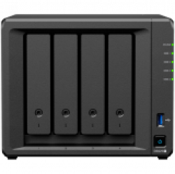 Мрежов сторидж Synology NAS DS925+, за 4 диска, AMD Ryzen V1500B, 4GB DDR4 SODIMM