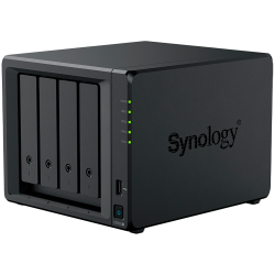 Мрежов сторидж Synology NAS DS925+, за 4 диска, AMD Ryzen V1500B, 4GB DDR4 SODIMM