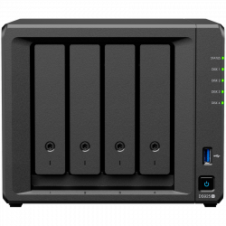 Мрежов сторидж Synology NAS DS925+, за 4 диска, AMD Ryzen V1500B, 4GB DDR4 SODIMM