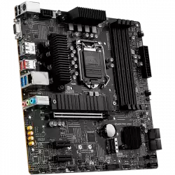 MSI B560M PRO-VDH,m-ATX,Socket 1200,Intel B560 Chipset,4 DIMMs Dual Channel DDR4 up to 5066(OC)MHz,1x PCIe x16 slot,2x M.2 slot,2x USB 3.2 Gen 2,2x USB 3.2 Gen 1,2x USB 2.0,1x HDMI,1x DP,1x VGA,2.5G LAN, 7.1 Audio,3y warranty