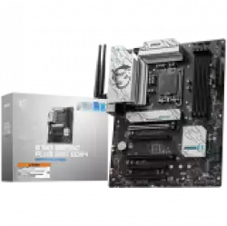 MSI B760 GAMING PLUS WIFI DDR4, LGA 1700, 4xDDR4, ATX, Dual Channel DDR4 5333(OC)MHz, 5x PCIe x16 slots, 2x M.2 slots, 1x HDMI, 1x DP, 2x USB 3.2 Gen 2, 1x USB 3.2 Gen 2 Type-C, 4x USB 2.0, 7.1 HD Audio, 2.5Gbps LAN, WI-Fi 6E, BT, 3Y