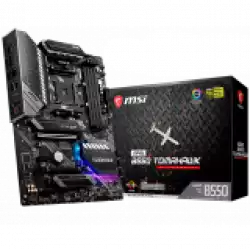MSI MAG B550 TOMAHAWK,ATX,Socket AM4,AMD B550 Chipset,4 DIMMs, Dual Channel DDR4 up to 5100+(OC)MHz,1x PCIe 4.0/ 3.0 x16 slot,2x M.2 slots,2xUSB 3.2 Gen 2 (1x Type-C),2xUSB 3.2 Gen 1,2xUSB 2.0,1x HDMI,1x DP,2.5G+1G LAN,7.1 Audio,3y warranty
