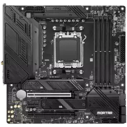 MSI MAG B650M MORTAR WIFI, mATX, Socket AM5, DDR5 6400(OC)MHz, 2x PCIe x16 slots, 2x M.2 slots, 1x HDMI, 1x DP, 1x USB 3.2 Gen2x2, 3x USB 3.2 Gen 2, 4x USB 2.0 ports, Type-C, 7.1 HD Audio, 2.5Gbps LAN