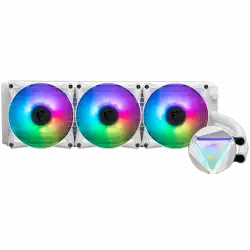 MSI MAG CORELIQUID 360R V2 WHITE Liquid Cooler, 3x 120mm ARGB 2000rpm PWM Fans, ARGB Block, Radiator Pump Design, Rotatable Blockhead, Intel LGA 115x/1200/1700/1366/2011/2066, AMD AM5/AM4/FM2+/FM2/FM1/AM3+/AM3/AM2+/AM2/TR4/sTRX4/SP3, 3Y Warranty