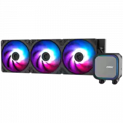 MSI MAG CORELIQUID A13 360, 3x120mm Pre-installed ARGB Daisy Chain Fans, Replacable Top Cover, Copper Base Intel LGA 1700/1851, AMD AM5/AM4, 3Y Warranty                          