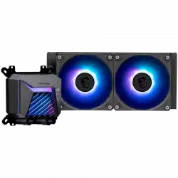 MSI MAG CORELIQUID A15 240, 2x120mm Pre-installed ARGB Daisy Chain Fans, Adjustable Offset Kit, Replacable Top Cover, Copper Base Intel LGA 1700/1851, AMD AM5/AM4, 3Y Warranty