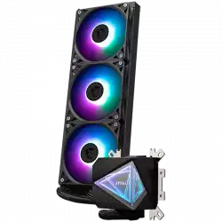 MSI MAG CORELIQUID I360 3x 120mm ARGB Fans, Aluminium Radiator, Loop Dynamic Bearing, Intel LGA 1150/1151/1155/1156/1200/1700/1851, AMD AM5/AM4, 3Y Warranty                          