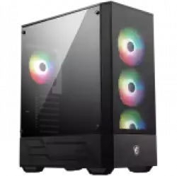 MSI MAG FORGE 112R, Mid-Tower, ATX/M-ATX/ITX, 2x USB 3.2 Gen 1 Type-A, 1x Audio/1x Mic, Insta-light Loop Button, ARGB Hub, 4x 120mm ARGB Fans, 4mm Tempered Glass