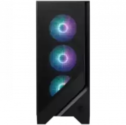 MSI MAG FORGE 320R AIRFLOW, Mid-Tower, ATX/M-ATX/ITX, 2x USB 3.2, 1x Audio/Mic, LED Button, ARGB Hub, 4x 120mm ARGB Fans, Mesh Panel, Tempered Glass, Black
