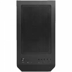 MSI MAG FORGE M100R, M-ATX Tower, M-ATX/ M-ITX, 1x USB 3.2 Gen 1 Type-A, 2x USB 2.0 Type-A, 1x Audio, 1x Mic, Power Button, 4x 120mm ARGB Fans, LED Button, ARGB Control Board, Mesh Panel, Tempered Glass