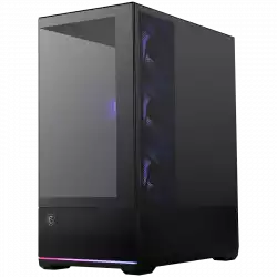 MSI MAG PANO 110R PZ, Mid-Tower, ATX/M-ATX/ITX, 2x USB 3.2, 1x USB Type-C 20Gbs, 1x Audio/Mic, LED Button, ARGB Hub, 4x 120mm ARGB Fans, ARGB Fan Hub, Mesh Panel, Tempered Glass, Black