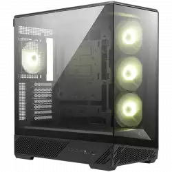 MSI MAG PANO 130R PZ, Mid-Tower, ATX(Back-connect supported)/M-ATX/ITX, 2x USB 3.2, 1x USB Type-C 20Gbs, 1x Audio/Mic, 4x 120mm ARGB Fans, Mesh Panel, Tempered Glass