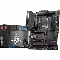 MSI MAG Z690 TOMAHAWK WIFI, ATX, Socket 1700, Dual Channel DDR5 6400(OC)MHz, 3x PCIe x16 slots, 4x M.2 slots, 1x HDMI, 1x DP, 1x USB3.2 Gen2x2, 3x USB 3.2 Gen 2, 2x USB 3.2 Gen 1, 2x USB 2.0, Type-C, 7.1 HD Audio, 2.5Gbps LAN, WI-FI 6E, BT, 3Y
