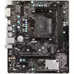 MSI Main Board Desktop B450M-A PRO MAX (SAM4, 2xDDR4, 1xPCI-Ex16, 1xPCI-Ex1,6 x USB3.2, 6 x USB2.0, 4xSATA III, M.2, DVI-D, HDMI, GLAN) mATX Retail