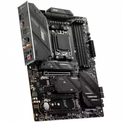 MSI MEG X670E TOMAHAWK WIFI, ATX, Socket AM5, 4xDDR5 Dual Channel DDR5 up to 6000(OC)MHz, 3x PCIe 3.0 16 slots, 4x M.2 slots, 4x USB 2.0, 1x USB 3.2 Gen 2, 4x USB 3.2 Gen 1, Type-C, 4x EX Debug LED, 7.1 HD Audio, 2.5G LAN, WiFI 6E, BT, 3Y