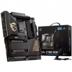 MSI MEG Z790 ACE, Socket 1700, Dual Channel DDR5 7800+MHz (OC), 3x PCIe x16 slot, 5x M.2 slot, 1x Type-C DP, 7x USB 3.2 Gen 2, 1x USB 3.2 Gen2 Type C, Thunderbolt 4, 7.1 HD Audio, 2x 2.5Gbps LAN, WIFI, BT, 3Y