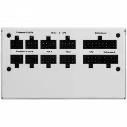 MSI MPG A750GF White Power Supply 750W, 80 PLUS Gold, Japanese capacitors, Fully Modular, Flat Black Cables, 100~240VAC, 47-63HZ, 140mm fan, 160x150x86 mm, ATX, 2xEPS, 6xPCI-E, 8XSATA, 4xMOLEX, FDD, EU plug, 10Y