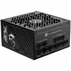 MSI MPG A850GS PCIE5 Power Supply 850W, 80 PLUS Gold, Dual PCIe 5.1 Cables, ATX 3.1, 135mm Fan, Fan Stop, OCP/OTP/OPP/SCP/OVP/UVP/SIP/NLO, Active PFC, Dimensions: 150mmx150mmx86mm, 10Y Warranty
