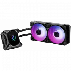 MSI MPG CORELIQUID K240 V2 Liquid Cooler, 2X 120mm ARGB 2500rpm PWM Fans, 2.4