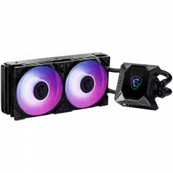 MSI MPG CORELIQUID K240 V2 Liquid Cooler, 2X 120mm ARGB 2500rpm PWM Fans, 2.4