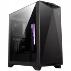 MSI MPG GUNGNIR 300P AIRFLOW, Mid-Tower, E-ATX/ATX/M-ATX/ITX, 2x USB 3.2 Gen 1 Type-A, 1x USB 3.2 Gen 2x2 Type-C, 1x Audio/1x Mic, ARGB Hub, 4x 120mm ARGB Fans, 1mm Perforated Front Panel, 3mm Tempered Glass