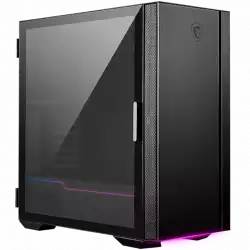MSI MPG QUIETUDE 100S, Mid-Tower, ATX/Micro-ATX/Mini-ITX, 2x USB 3.2 Gen 1 Type-A, 1x USB 3.2 Gen 2x2 Type-C, 1x Audio/1x Mic, 1x MEG SILENT GALE P12 Fan, Sound Dampening Foam, Fan Speed Button, ARGB/Fan Hub, VGA Support Bracket +4 RGB strips