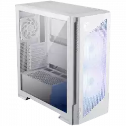 MSI MPG VELOX 300R AIRFLOW PZ WHITE, Mid-Tower, E_ATX/ATX(Back-connect supported)/M-ATX/ITX, 2x USB 3.2, 1x USB Type-C 20Gbs, 1x Audio/Mic, LED Button, ARGB Fan Hub, 2x 160mm ARGB + 1x 120mm Black Dual Layer Blades Fans, Mesh Panel, Tempered Glass                          