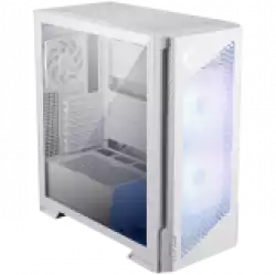 MSI MPG VELOX 300R AIRFLOW PZ WHITE, Mid-Tower, E_ATX/ATX(Back-connect supported)/M-ATX/ITX, 2x USB 3.2, 1x USB Type-C 20Gbs, 1x Audio/Mic, LED Button, ARGB Fan Hub, 2x 160mm ARGB + 1x 120mm Black Dual Layer Blades Fans, Mesh Panel, Tempered Glass