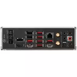 MSI MPG X670E CARBON WIFI, ATX, Socket AM5, 4x DDR5, Type-C DP, 3x PCI-E x16 slots, 4x M.2 slots, 1x HDMI, 2x DP (1x Type-C), 6x USB 3.2 Gen2, 1x USB 3.2 Gen2, 1x USB 3.2 Gen2x2, 2x USB 2.0, Type-C, 7.1 HD Audio, 2.5Gbps LAN, Wi-Fi 6E, BT, 3Y