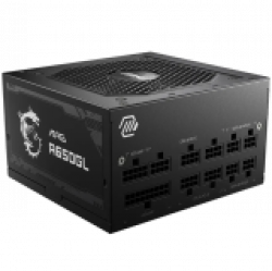 MSI Power Supply MAG A650GL, EU, 650W, Fully-Modular, 80 Plus Gold, Color Box, Pallet packing,7Y Warranty