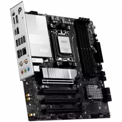 MSI PRO B850M-P WIFI, mATX, Socket AM5, 4x DDR5 Dual Channel DDR5 up to 8200(OC)MHz, 4x PCIe x16 slot, 3x M.2 slot, 4x USB 2.0, 2x USB 5Gbps, 1x USB 10Gbps, 1x USB 10Gbps Type-C, DP, 7.1 HD Audio, 5G LAN, WiFI 7, BT, 3Y