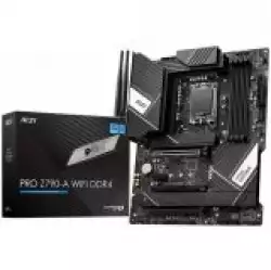 MSI PRO Z790-A WIFI DDR4, Socket 1700, Dual Channel DDR4 5333+MHz, 3x PCIe x16 slot, 4x M.2 slot, 1x HDMI, 2x USB 3.2 Gen 1, 4x USB 2.0, 1x USB 3.2 Gen 2, 7.1 HD Audio, 2.5Gbps LAN, 3Y