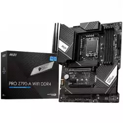 MSI PRO Z790-A WIFI DDR4, Socket 1700, Dual Channel DDR4 5333+MHz, 3x PCIe x16 slot, 4x M.2 slot, 1x HDMI, 2x USB 3.2 Gen 1, 4x USB 2.0, 1x USB 3.2 Gen 2, 7.1 HD Audio, 2.5Gbps LAN, 3Y