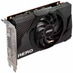 MSI Video Card AMD Radeon RX 6400 AERO ITX 4G, 4GB GDDR6, 64bit, 16000 MHz Effective Memory Clock, Boost: 2321 MHz, 768 Cores, 1x DP, 1x HDMI, 350W Recommended PSU, 3Y