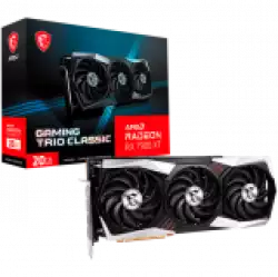MSI Video Card AMD Radeon RX 7900 XT GAMING TRIO CLASSIC 20G, 20GB GDDR6, 320-bit, 5376 units, Boost: 2400 MHz, 3x DP 2.1, HDMI 2.1, 750W Recommended PSU, 3Y