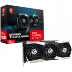 MSI Video Card AMD Radeon RX 7900 XTX GAMING TRIO CLASSIC 24G, 24GB GDDR6, 384-bit, 6144 units, Boost: 2500 MHz, 3x DP 2.1, HDMI 2.1, 800W Recommended PSU, 3Y