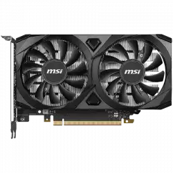 MSI Video Card Nvidia GeForce RTX 3050 VENTUS 2X 6G OC, 6GB GDDR6, 96bit, 14 Gbps Memory speed, Boost: 1492 MHz, 2304 CUDA Cores, PCIe 4.0, 1x DP 1.4a, 2xHDMI 2.1a, RAY TRACING, Dual Fan,  300W Recommended PSU, 3Y