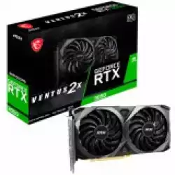 MSI Video Card NVidia GeForce RTX 3050 VENTUS 2X 8G OC, 8GB GDDR6, 128bit, Effective Memory Clock: 14000MHz, Boost: 1807MHz, 2560 CUDA Cores, PCI-E 4.0 x8, 3x DP, HDMI 2.1, RAY TRACING, TORX Fan 3.0, 550W Recommended PSU, Backplate, 3Y MSI Video Card NVidia GeForce RTX 3050 VENTUS 2X 8G OC, 8GB GDDR6, 128bit, Effective Memory Clock: 14000MHz, Boost: 1807MHz, 2560 CUDA Cores, PCI-E 4.0 x8, 3x DP, HDMI 2.1, RAY TRACING, TORX Fan 3.0, 550W Recommended PSU, Backplate, 3Y