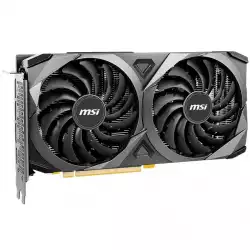 MSI Video Card NVidia GeForce RTX 3050 VENTUS 2X 8G OC, 8GB GDDR6, 128bit, Effective Memory Clock: 14000MHz, Boost: 1807MHz, 2560 CUDA Cores, PCI-E 4.0 x8, 3x DP, HDMI 2.1, RAY TRACING, TORX Fan 3.0, 550W Recommended PSU, Backplate, 3Y