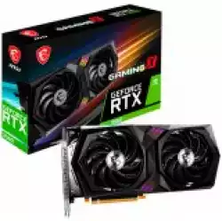 MSI Video Card Nvidia GeForce RTX 3060 GAMING X 12G, 12GB GDDR6, 192-bit, 360 GB/s, 15 Gbps Effective Memory Clock, 1837 MHz Boost, 3584 CUDA Cores, PCIe 4.0, 3x DisplayPort 1.4a, HDMI 2.1, RAY TRACING, Dual-Fan, 550W Recommended PSU, Aluminum Backplate, 3Y
