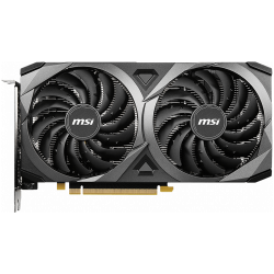 MSI Video Card NVidia GeForce RTX 3060 VENTUS 2X 12G, 12GB GDDR6, 192-bit, 360 GB/s, 15 Gbps Effective Memory Clock, 1777 MHz Boost, 3584 CUDA Cores, PCIe 4.0, 3x DisplayPort 1.4a, HDMI 2.1, RAY TRACING, Dual Fan, 550W Recommended PSU, Metal Backplate, 3Y