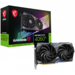 MSI Video Card Nvidia GeForce RTX 4060 Ti GAMING X 8G, 8GB GDDR6, 128bit, Effective Memory Clock: 18000MHz, Boost: 2655 MHz, 4352 CUDA Cores, PCIe 4.0, 3x DP 1.4a, HDMI 2.1a, RAY TRACING, Dual Fan, 1x 8pin, 550W Recommended PSU, 3Y